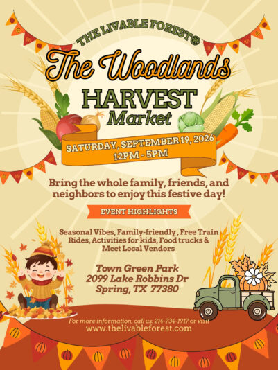 Orange & Brown Illustrative Fall Harvest Festival Poster (2)